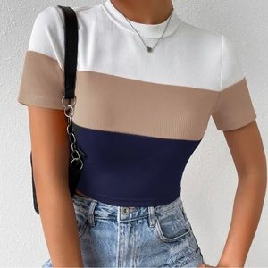 SHEIN Size S Multicolor Tee